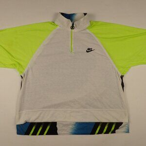 Vintage Nike Andre Agassi Challenge Court 1990 US Open Men's Polo Shirt Mens